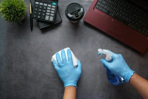 office cleaning london cleaning desk 