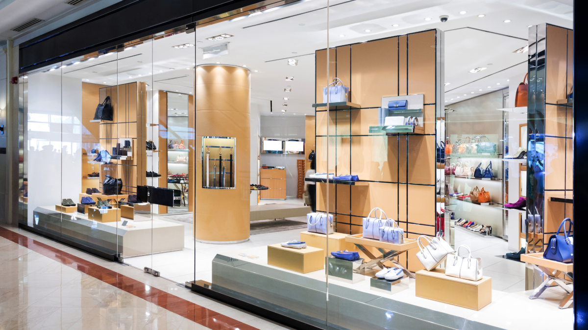 luxury reatil store in london