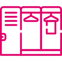 Icon representing a dressing room